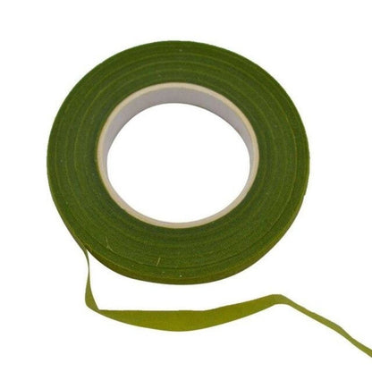 30m 12mm Bouquet Floral Stem Stretchy Tape Flower Stamen Wrapping Florist Green - Light Green 2 - - Asia Sell