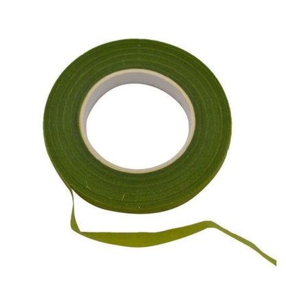 30m 12mm Bouquet Floral Stem Stretchy Tape Flower Stamen Wrapping Florist Green - Light Green 2 - Asia Sell