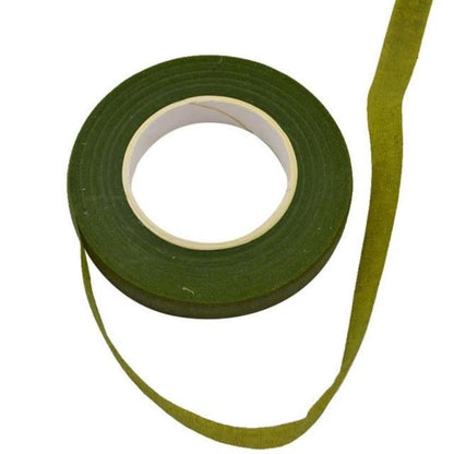 30m 12mm Bouquet Floral Stem Stretchy Tape Flower Stamen Wrapping Florist Green - Light Green - - Asia Sell