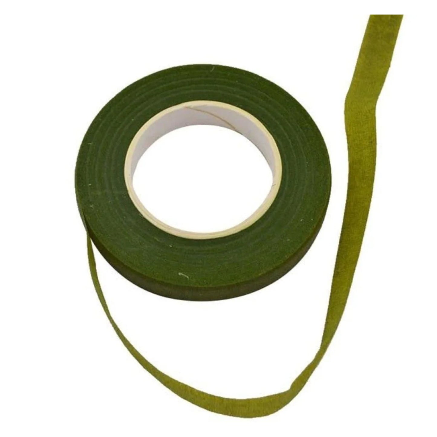 30m 12mm Bouquet Floral Stem Stretchy Tape Flower Stamen Wrapping Florist Green - Light Green - Asia Sell