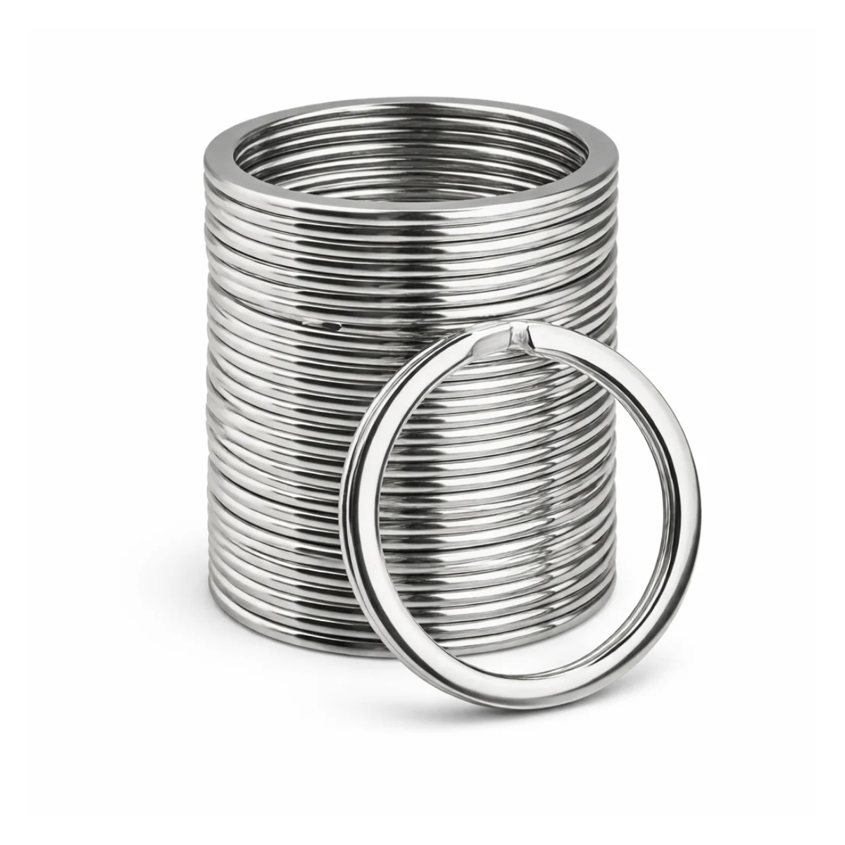 30pcs 30mm Metal Key Ring Holder Split Rings Keyring Keychain Key Chain Keyfob - Asia Sell