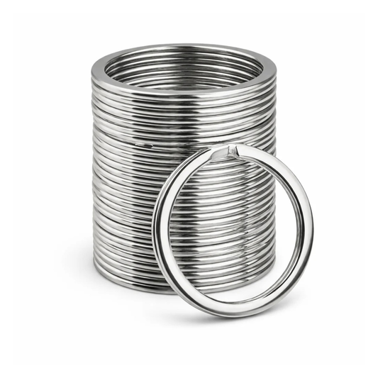 30pcs 30mm Metal Key Ring Holder Split Rings Keyring Keychain Key Chain Keyfob - Asia Sell