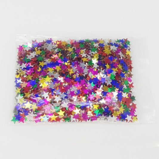 3500pcs 15g 5mm Confetti Stars Gold Green Blue Red Silver Wedding Party Table Decorations - Asia Sell