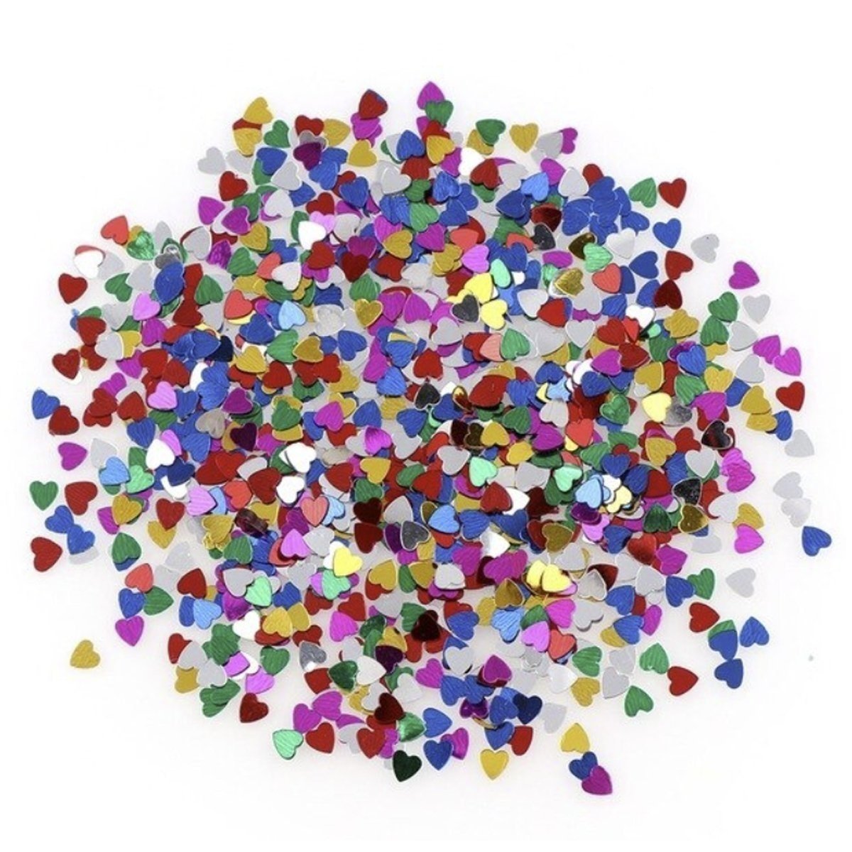 3500x 3mm Confetti Hearts Gold Green Blue Red Silver Wedding Party Table Decorations - Asia Sell
