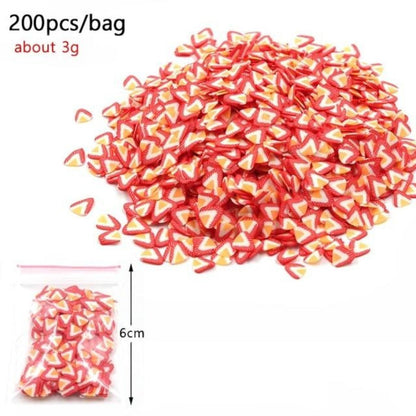 3g Fruit Bead Charms for DIY Decoration Addition in Slime Filler Nail Art - C - - Asia Sell