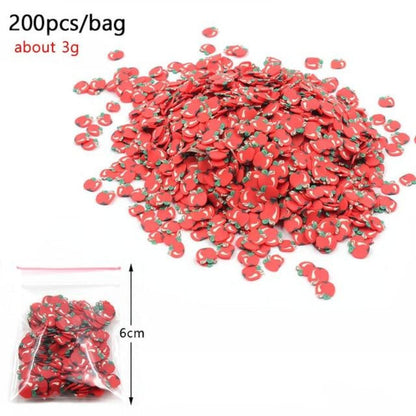 3g Fruit Bead Charms for DIY Decoration Addition in Slime Filler Nail Art - H - - Asia Sell