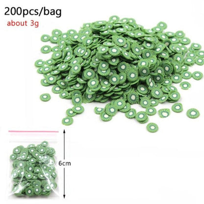 3g Fruit Bead Charms for DIY Decoration Addition in Slime Filler Nail Art - L - - Asia Sell
