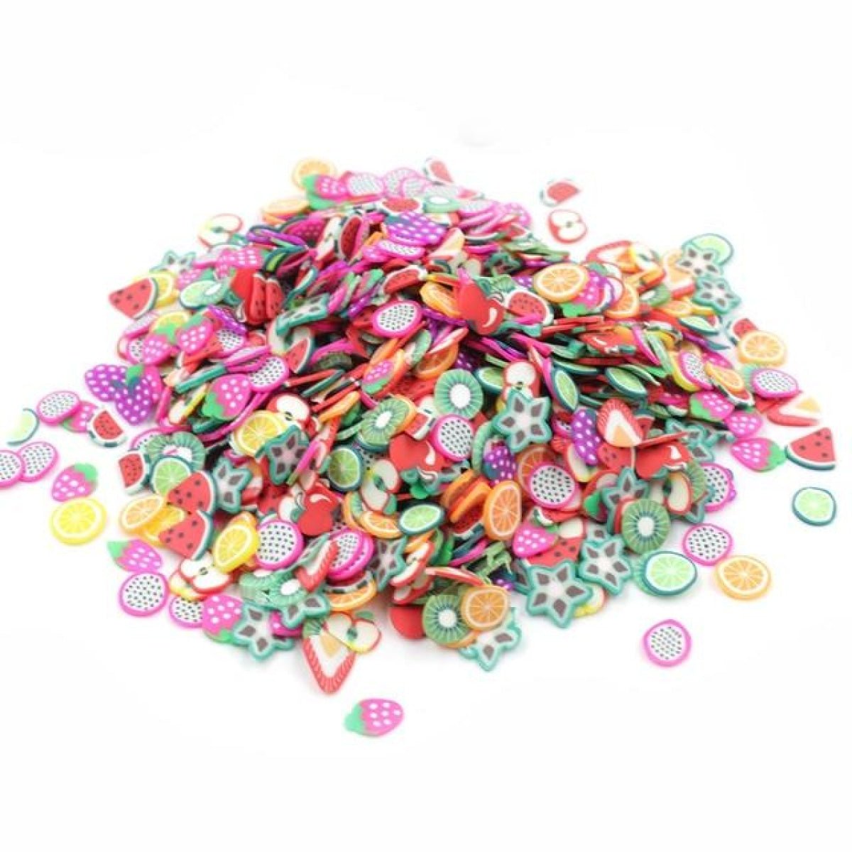 3g Fruit Bead Charms for DIY Decoration Addition in Slime Filler Nail Art - Mixed - - Asia Sell