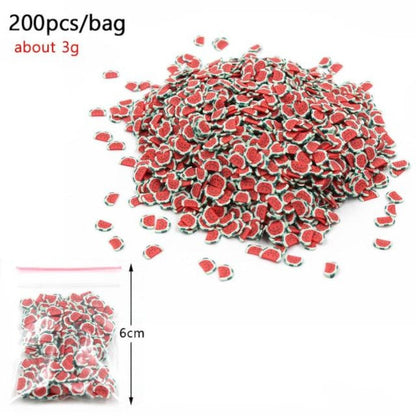 3g Fruit Bead Charms for DIY Decoration Addition in Slime Filler Nail Art - N - - Asia Sell