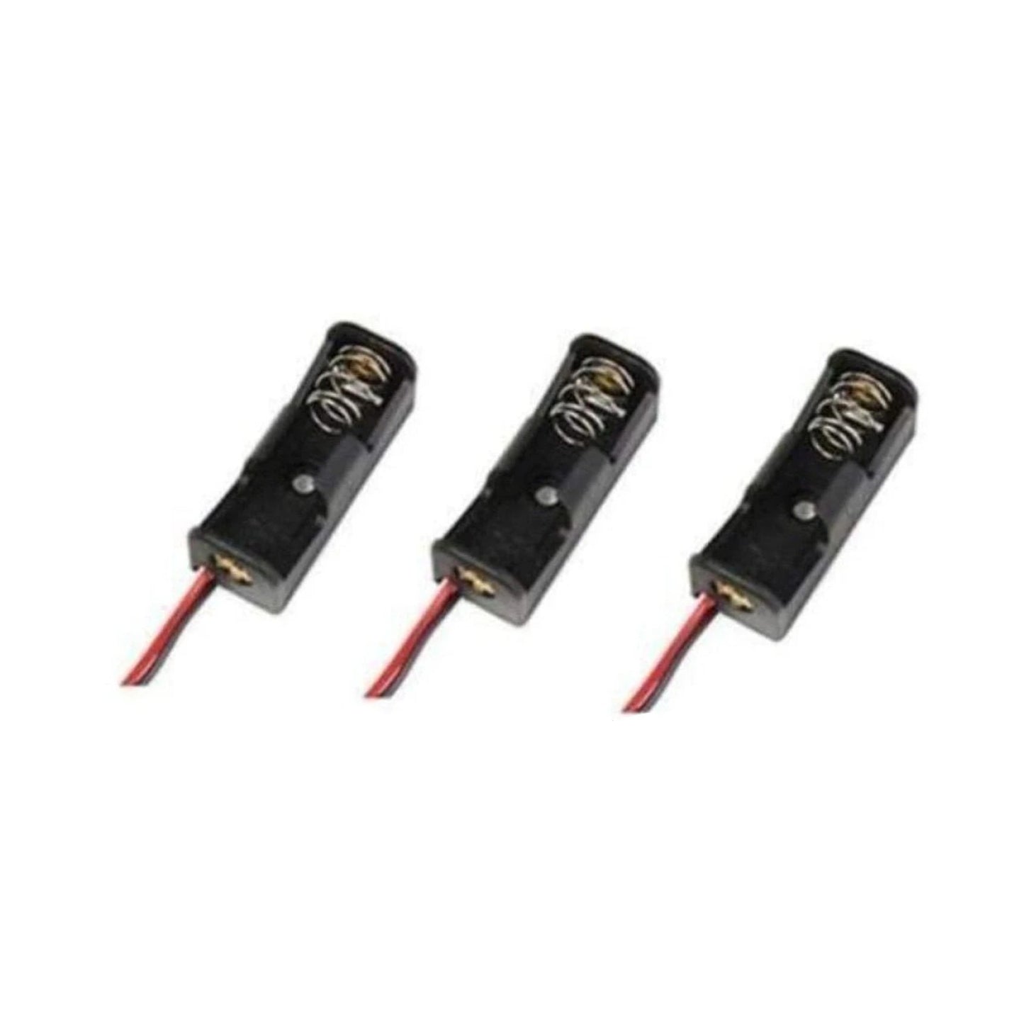 3pcs 23A Battery Holder Black 12V Charger lip Holder Box Case Wires A23, - - Asia Sell