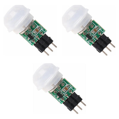 3pcs AM312 PIR Motion Body Human Sensor Mini IR Infrared Pyroelectric Detector