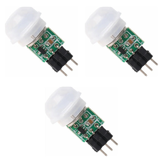 3pcs AM312 PIR Motion Body Human Sensor Mini IR Infrared Pyroelectric Detector
