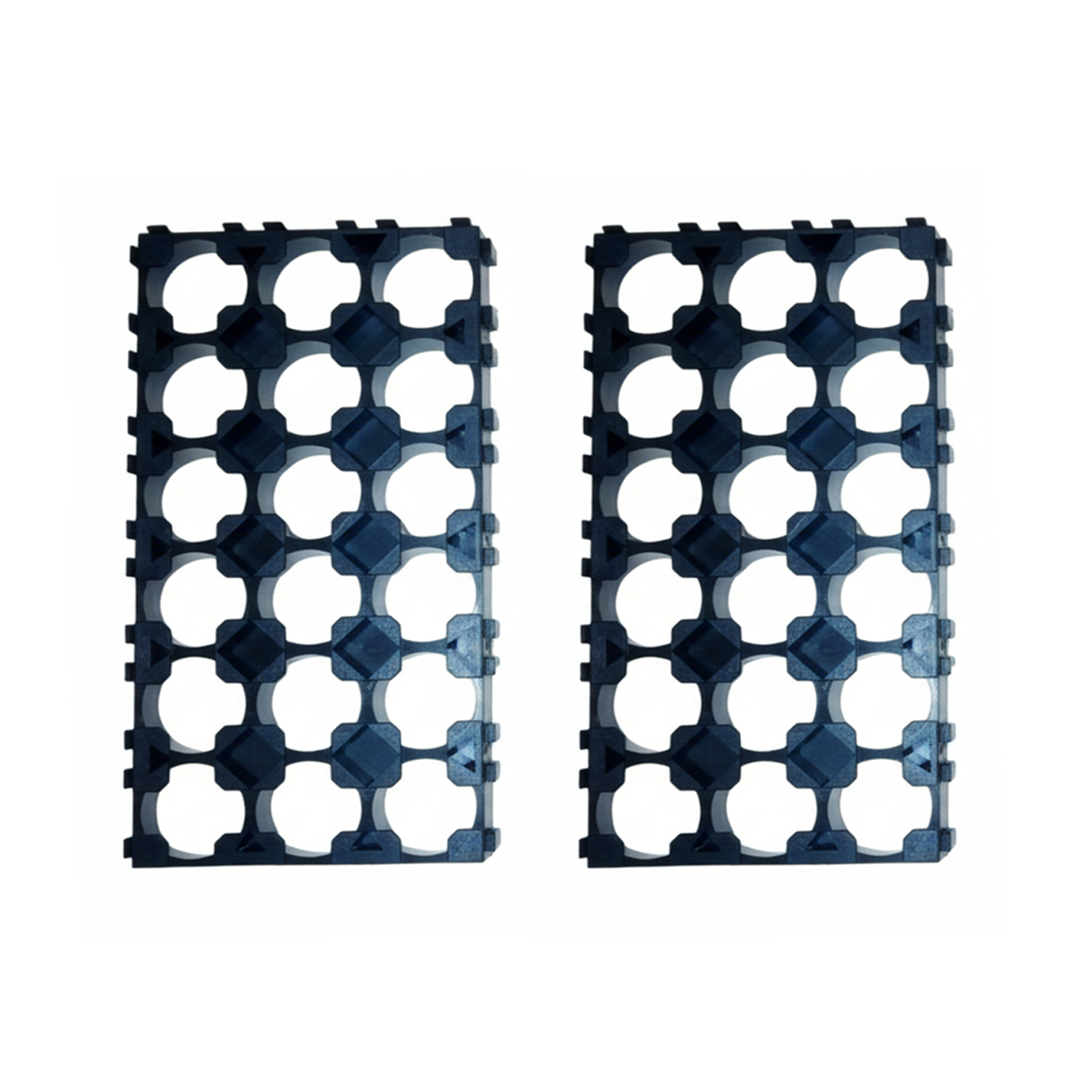3x5 18650 Battery Spacer Holder Radiating Shell Plastic Bracket DIY Spacers - 2pcs 3x5 - Asia Sell