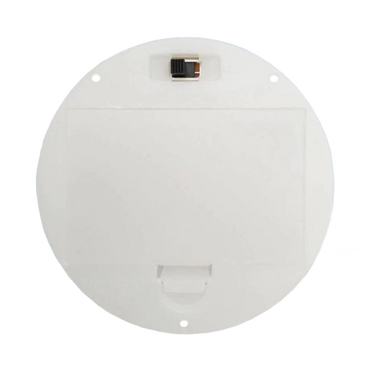 3xAAA White Battery Holder Panel Mount Case With Tabs Switch Lid Holders