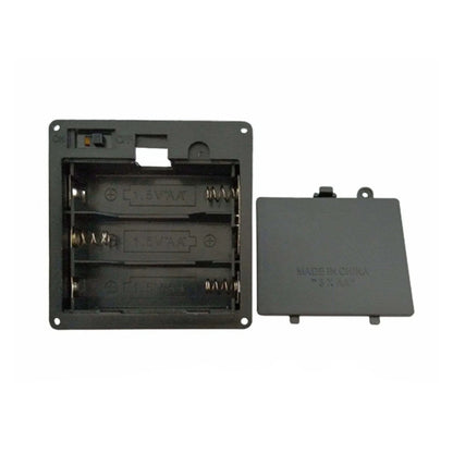 4.5V 2xAA 3xAA 4xAA 6xAA Battery Holder Panel Mount Case with Tabs Switch Lid - 4xAA - Asia Sell