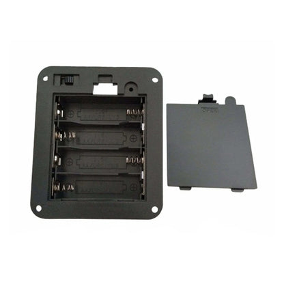 4.5V 2xAA 3xAA 4xAA 6xAA Battery Holder Panel Mount Case with Tabs Switch Lid - 4xAA - Asia Sell