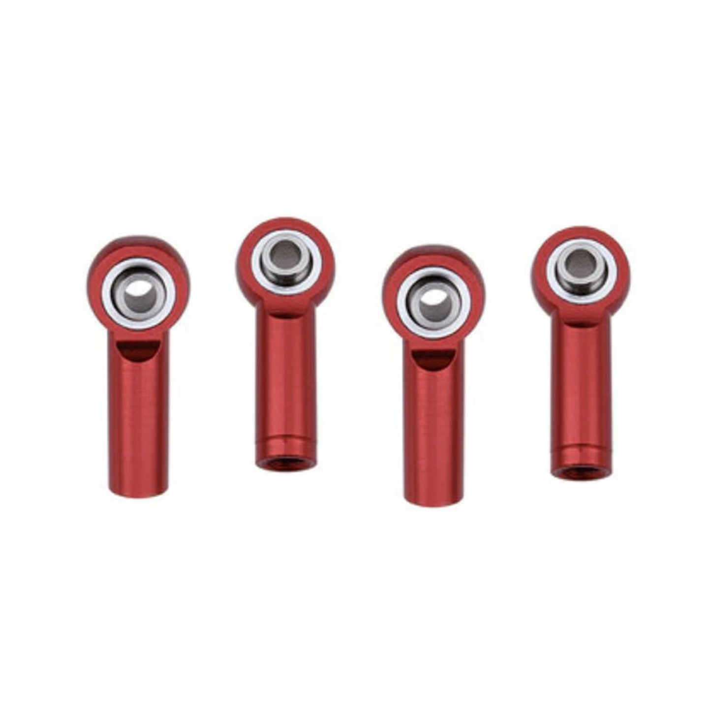 4pcs 22mm Red Link End Holder M3 Ball Head Aluminium Tie Rod Silver Clockwise - Asia Sell