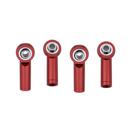 4pcs 22mm Red Link End Holder M3 Ball Head Aluminium Tie Rod Silver Clockwise - Asia Sell