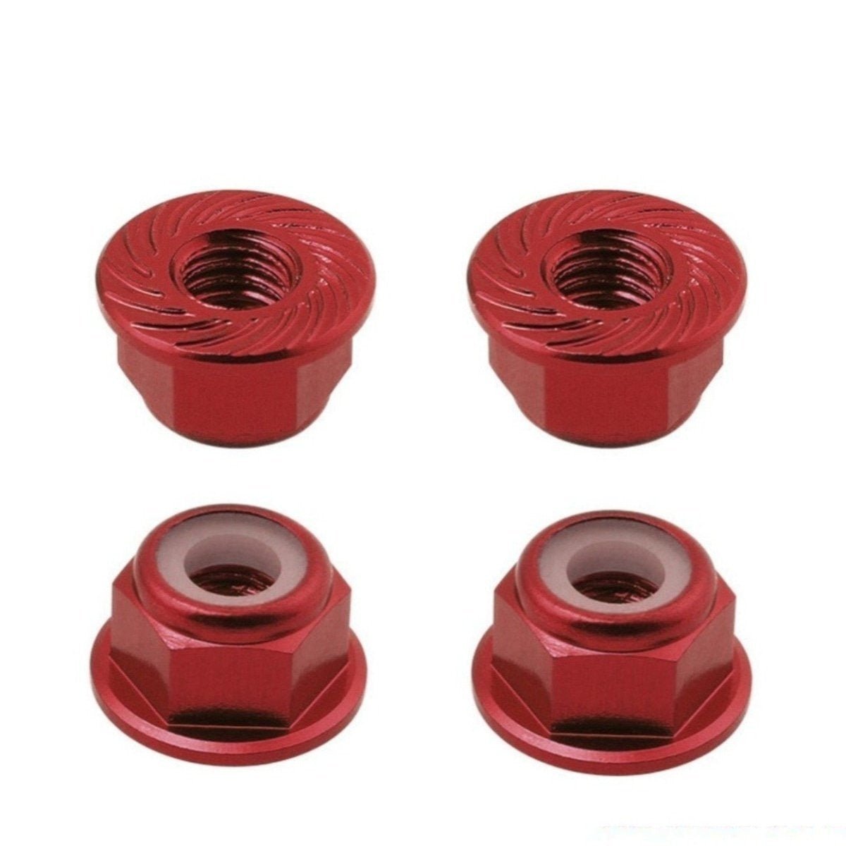 4pcs 4.0mm Red RC Car Wheel Hex Nut Hub Adaptor 1/10 4WD SCX10 Drive - - Asia Sell