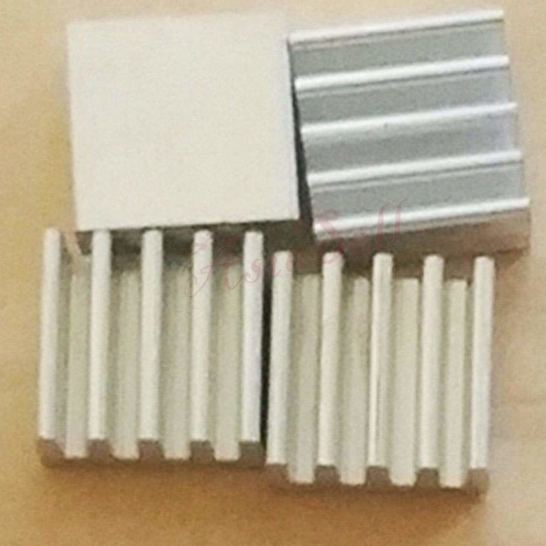 4pcs 8.8x8.8x5mm 11x11x5mm 14x14x6mm 20x20x6mm Heat Sinks Heatsinks Aluminium - 11x11x5mm - Asia Sell