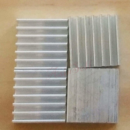 4pcs 8.8x8.8x5mm 11x11x5mm 14x14x6mm 20x20x6mm Heat Sinks Heatsinks Aluminium - 20x20x6mm - Asia Sell