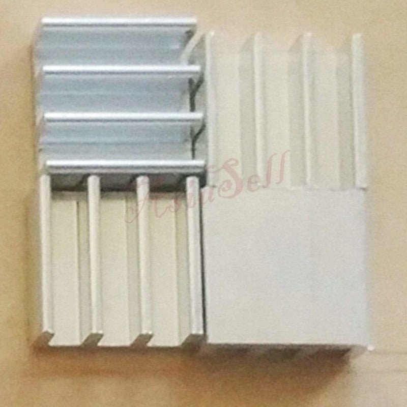 4pcs 8.8x8.8x5mm 11x11x5mm 14x14x6mm 20x20x6mm Heat Sinks Heatsinks Aluminium - 8.8x8.8x5mm - Asia Sell