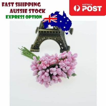 4pcs Artificial Flowers Wedding Mulberry Party Stamen Leaves Stamen Flower - 4 - - Asia Sell