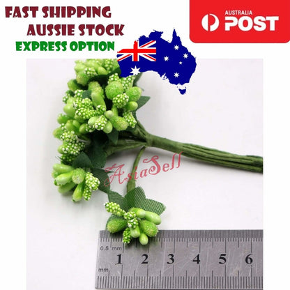 4pcs Artificial Flowers Wedding Mulberry Party Stamen Leaves Stamen Flower - 6 - - Asia Sell