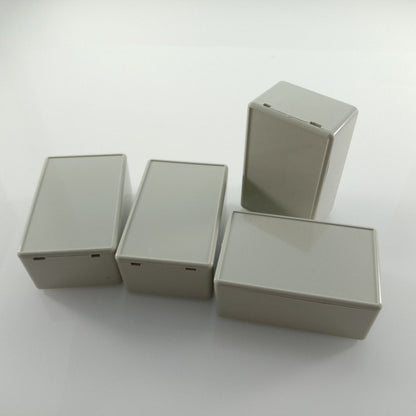 4pcs Electronic Project Case Enclosure Junction Box 70x44x29mm Waterproof - White/Grey - Asia Sell