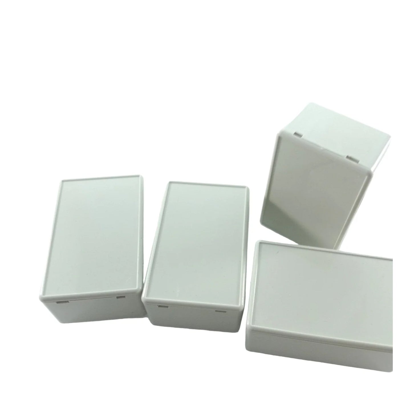 4pcs Electronic Project Case Enclosure Junction Box 70x44x29mm Waterproof - White/Grey - Asia Sell