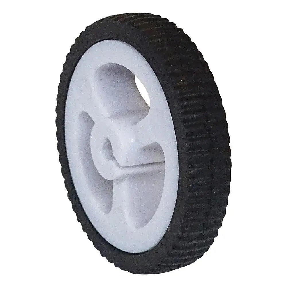 4/20pcs D-hole Rubber Wheel Suitable for N20 Motor D Shaft Tire Car Robot DIY Toys Parts Front View 45 Degree