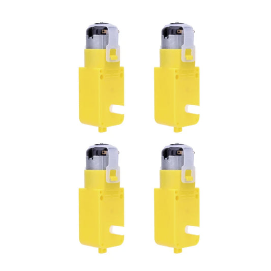 4pcs DC 3V-6V Geared Motor Smart Car Robot Tank Remote Car Plane Gears - Asia Sell