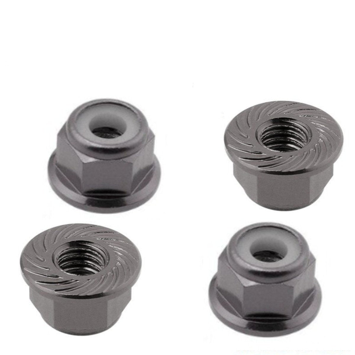 4x 3/4/5/6/7/8/9/10/11/12mm RC Car Wheel Hex Nut Hub Adaptor 1/10 4WD SCX10 Drive - 3.0mm Black - Asia Sell