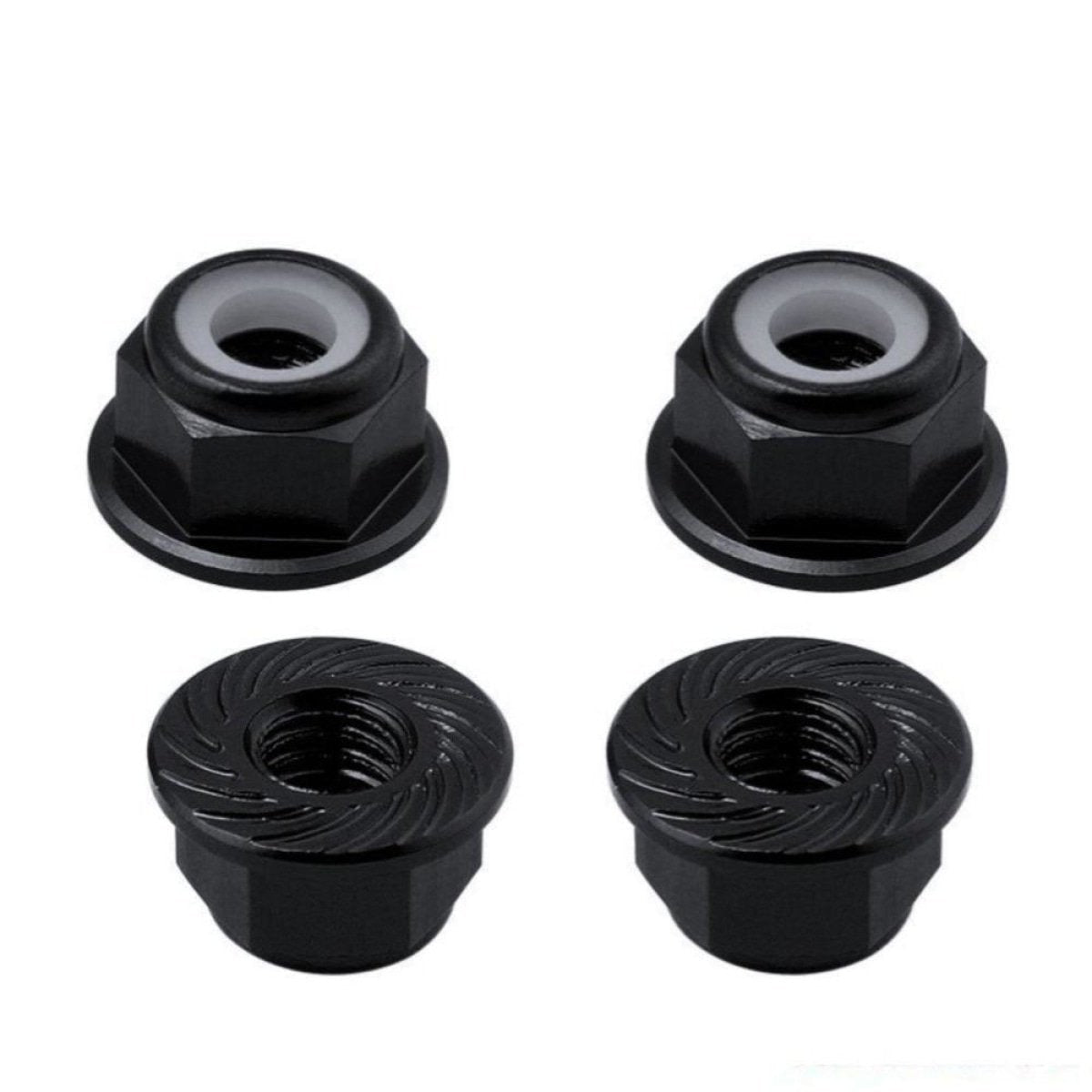 4x 3/4/5/6/7/8/9/10/11/12mm RC Car Wheel Hex Nut Hub Adaptor 1/10 4WD SCX10 Drive - 3.0mm Black - Asia Sell