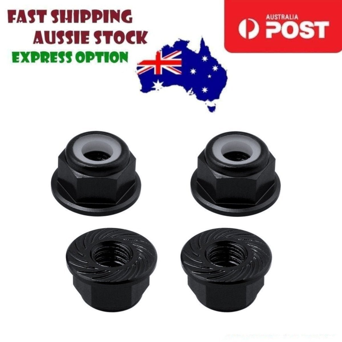 4x 3/4/5/6/7/8/9/10/11/12mm RC Car Wheel Hex Nut Hub Adaptor 1/10 4WD SCX10 Drive - 8.0mm Red - Asia Sell