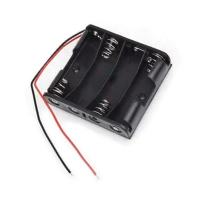 4xAA Battery Holder AA 4x1.5V 6V Wires Cables Plastic 4 x 1.5V