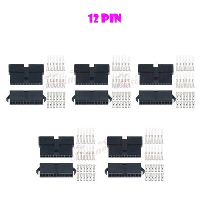 5 Pairs 2.54mm Connector 2/3/4/5/6/7/8/9/10/11/12 Pin Cable Plug Male Female - 2 Pin-5 Pin Box - - Asia Sell