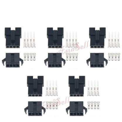 5 Pairs 2.54mm Connector 2/3/4/5/6/7/8/9/10/11/12 Pin Cable Plug Male Female - 4 Pin - - Asia Sell