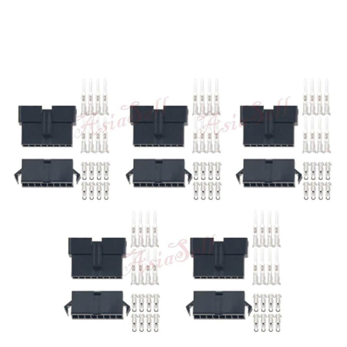 5 Pairs 2.54mm Connector 2/3/4/5/6/7/8/9/10/11/12 Pin Cable Plug Male Female - 8 Pin - - Asia Sell