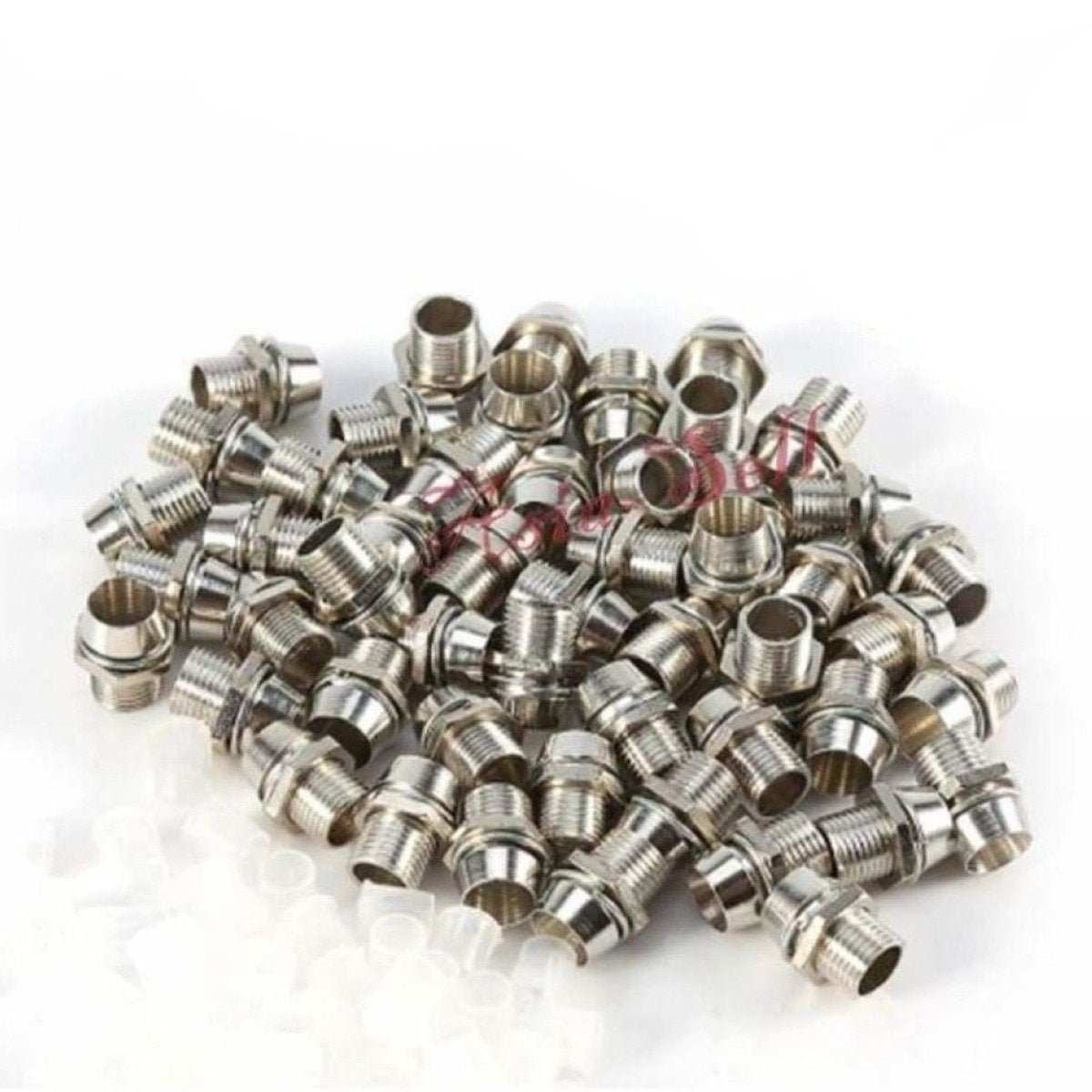 500pcs 3mm LED Light Lamp Bezel Surround Base Holder Round Chrome Metal Surround - - Asia Sell