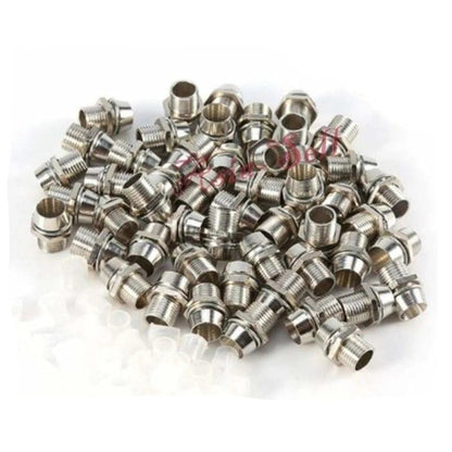 500pcs 3mm LED Light Lamp Bezel Surround Base Holder Round Chrome Metal Surround - - Asia Sell