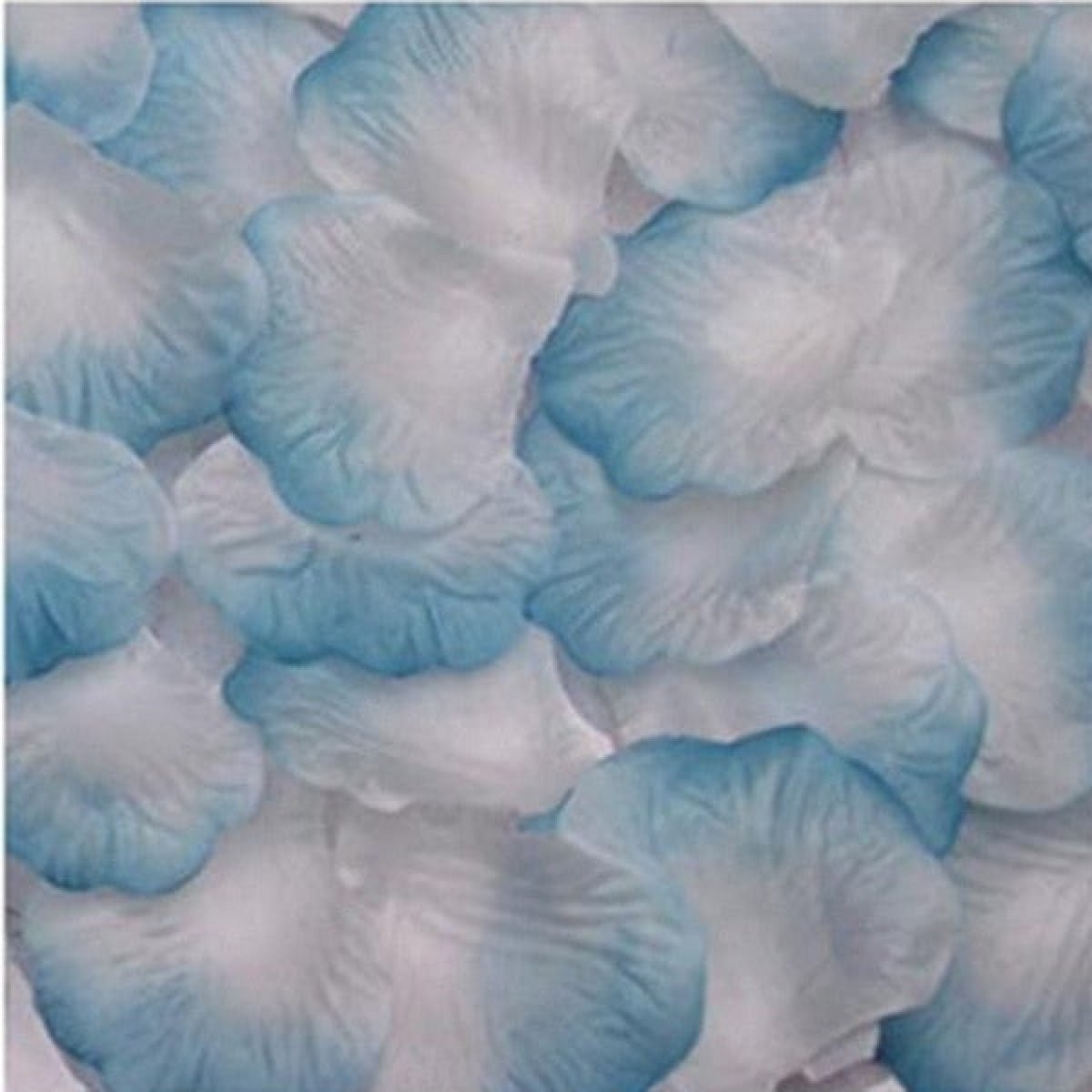 500pcs Rose Petals Flower Artificial Flowers Table Confetti Home Wedding Decorations - Blue and White - Asia Sell