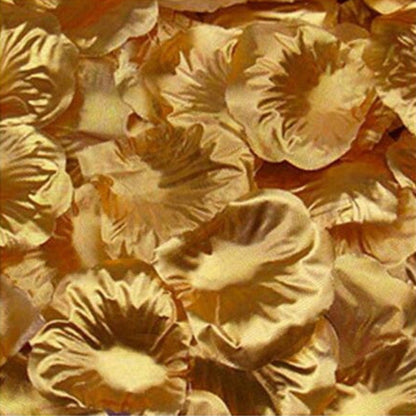 500pcs Rose Petals Flower Artificial Flowers Table Confetti Home Wedding Decorations - Gold - Asia Sell