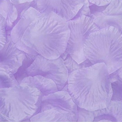 500pcs Rose Petals Flower Artificial Flowers Table Confetti Home Wedding Decorations - Light Purple - Asia Sell