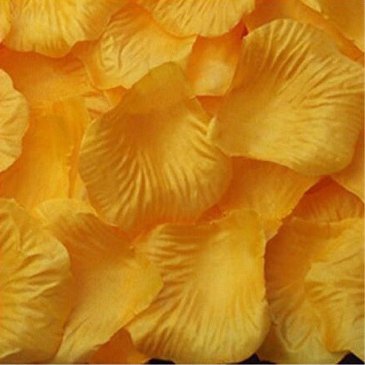 500pcs Rose Petals Flower Artificial Flowers Table Confetti Home Wedding Decorations - Orange - Asia Sell