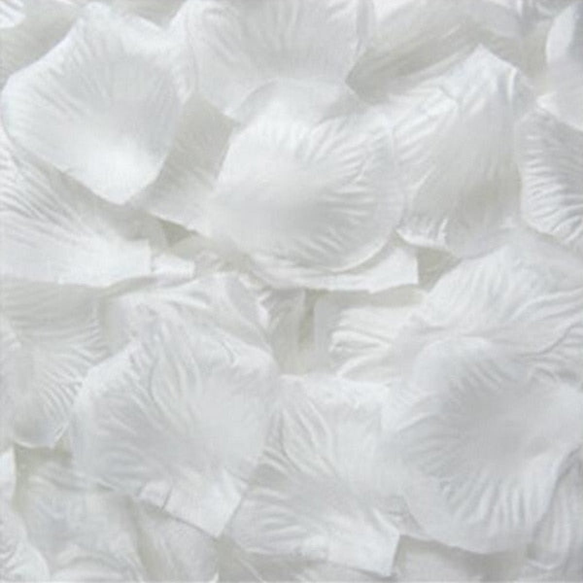 500pcs Rose Petals Flower Artificial Flowers Table Confetti Home Wedding Decorations - White - Asia Sell