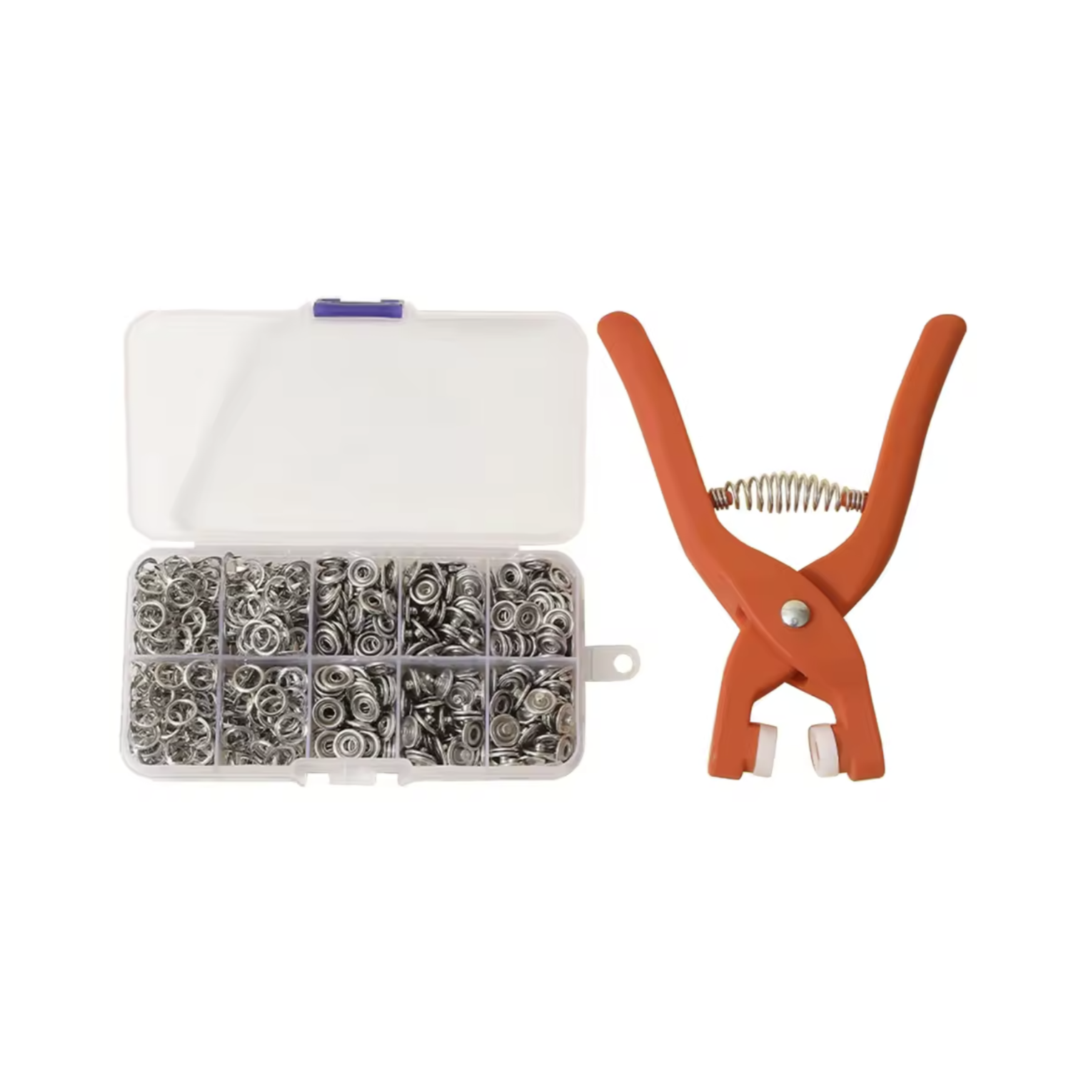 50 Sets Metal Snaps Buttons with Fastener Pliers Press Tool Kit for for Sewing and Crafting Diy Craftsmanship | Asia Sell