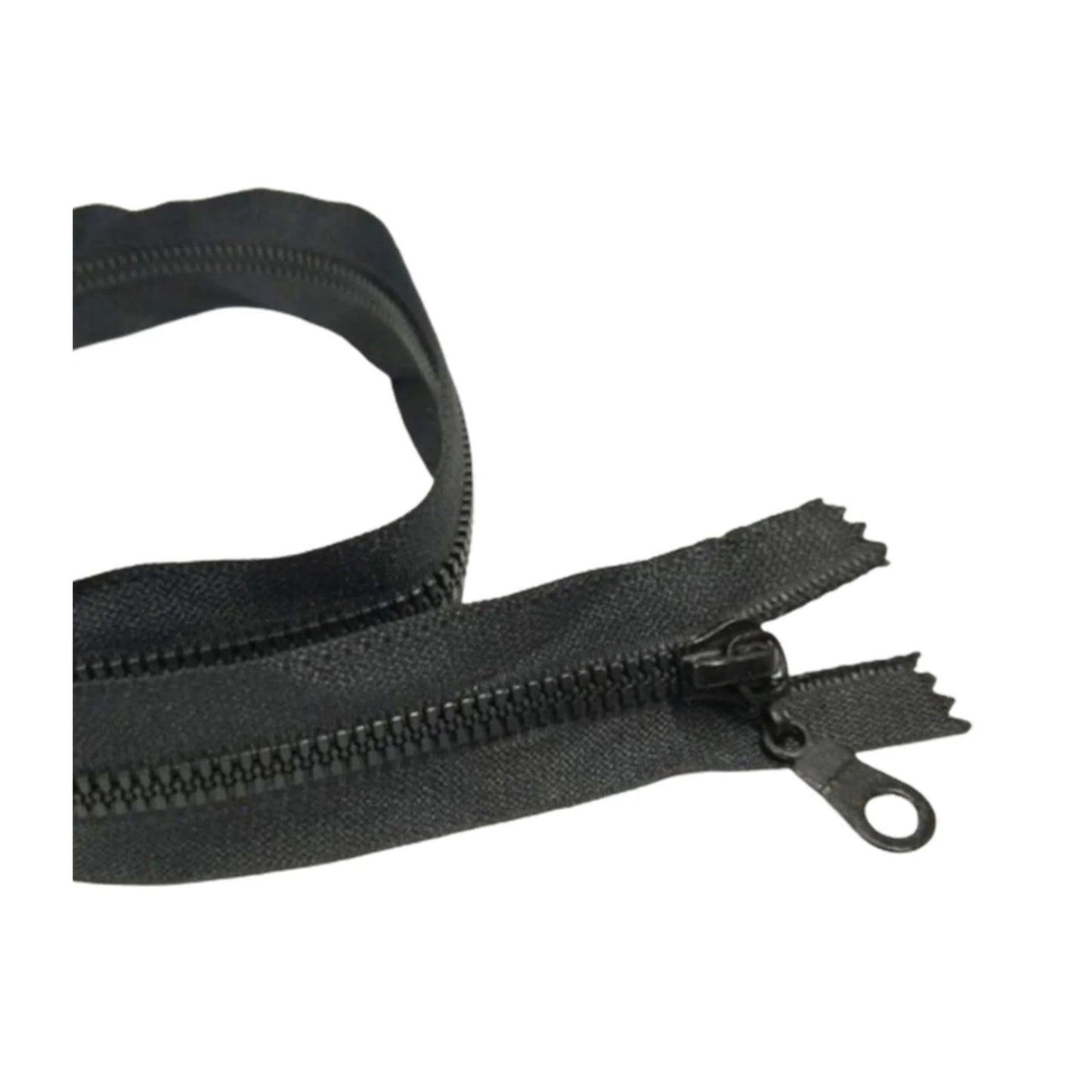 50cm Plastic Zip Zipper Black White Open-Ended Open-End Sportwear Bags Sewing Accessories - Black - Asia Sell