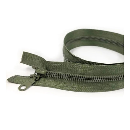 50cm Plastic Zipper Black White Open-Ended Zip Sportwear Bags Sewing - Green - Asia Sell