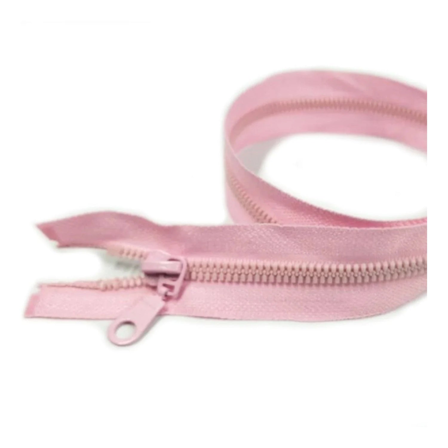 50cm Plastic Zipper Black White Open-Ended Zip Sportwear Bags Sewing - Light Pink - Asia Sell
